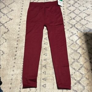 Women’s Maroon Leggings Athletic Club Size 1x/2x